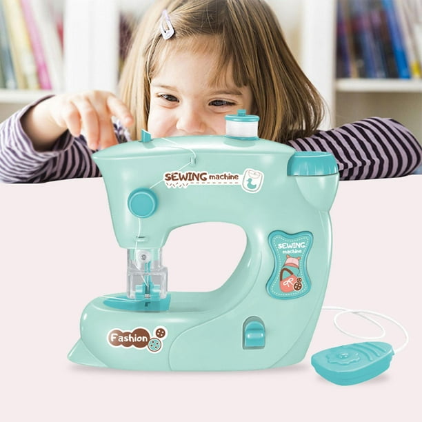 Máquina de coser portátil para , interesante educativo para el hogar azul  perfke maquina de coser electrica