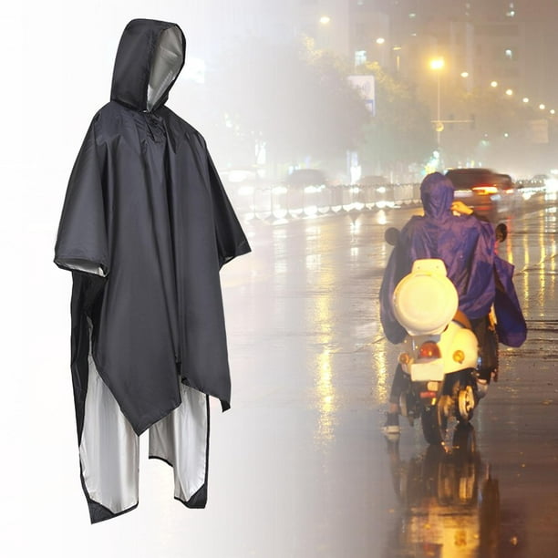  Ponchos de lluvia para mujer - Poncho de lluvia negro - Equipo  de lluvia impermeable para mujer - Poncho de viaje ligero, Negro - : Ropa,  Zapatos y Joyería