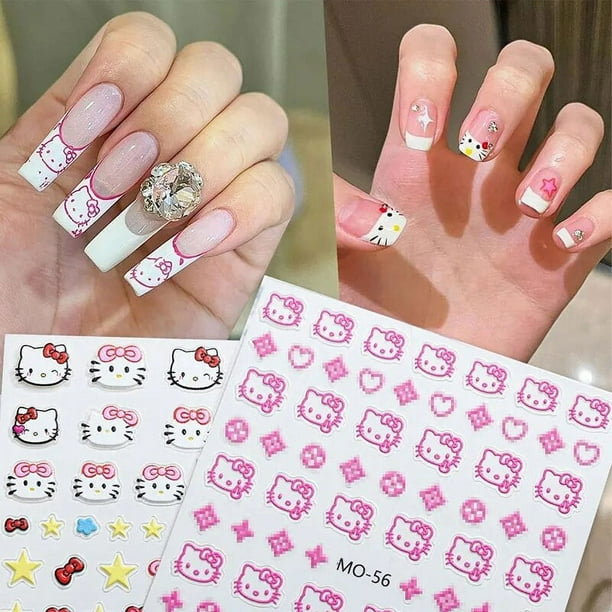 Stickers Pegatinas Hello Kitty, Decoracion Uñas Acrilicas