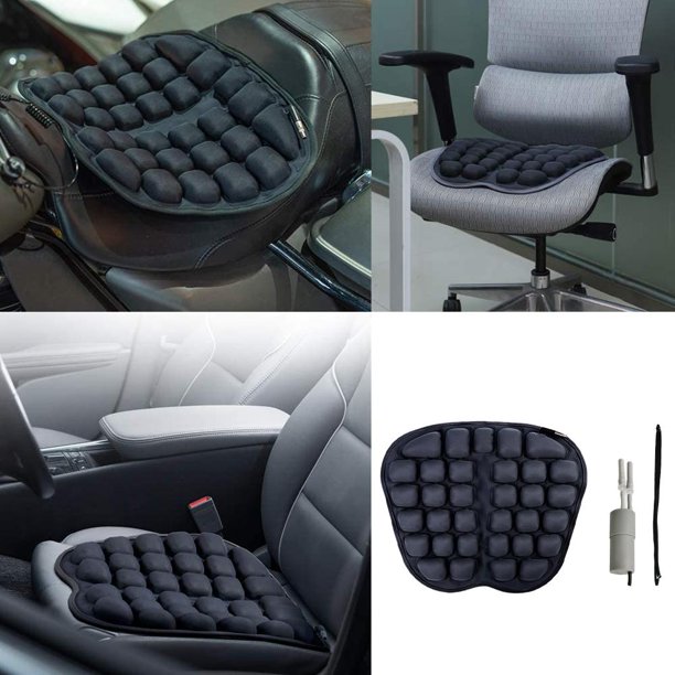 Funda universal para el asiento del coche para un dolor de espalda gris y  súper cómodo