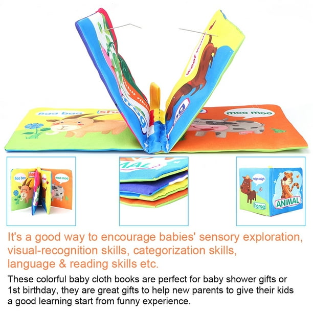 Juguete de libro musical de bebé Juguete de tela no tóxico de juguete para  bebés niño niña ANGGREK Otros