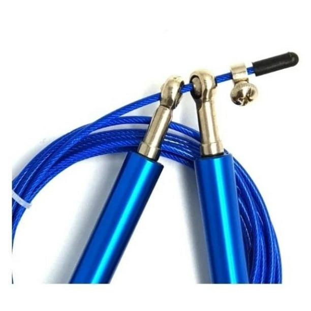 Cuerda Para Saltar Xtreme Life Color Azul Crossfit Rápida Con Peso  Incorporado