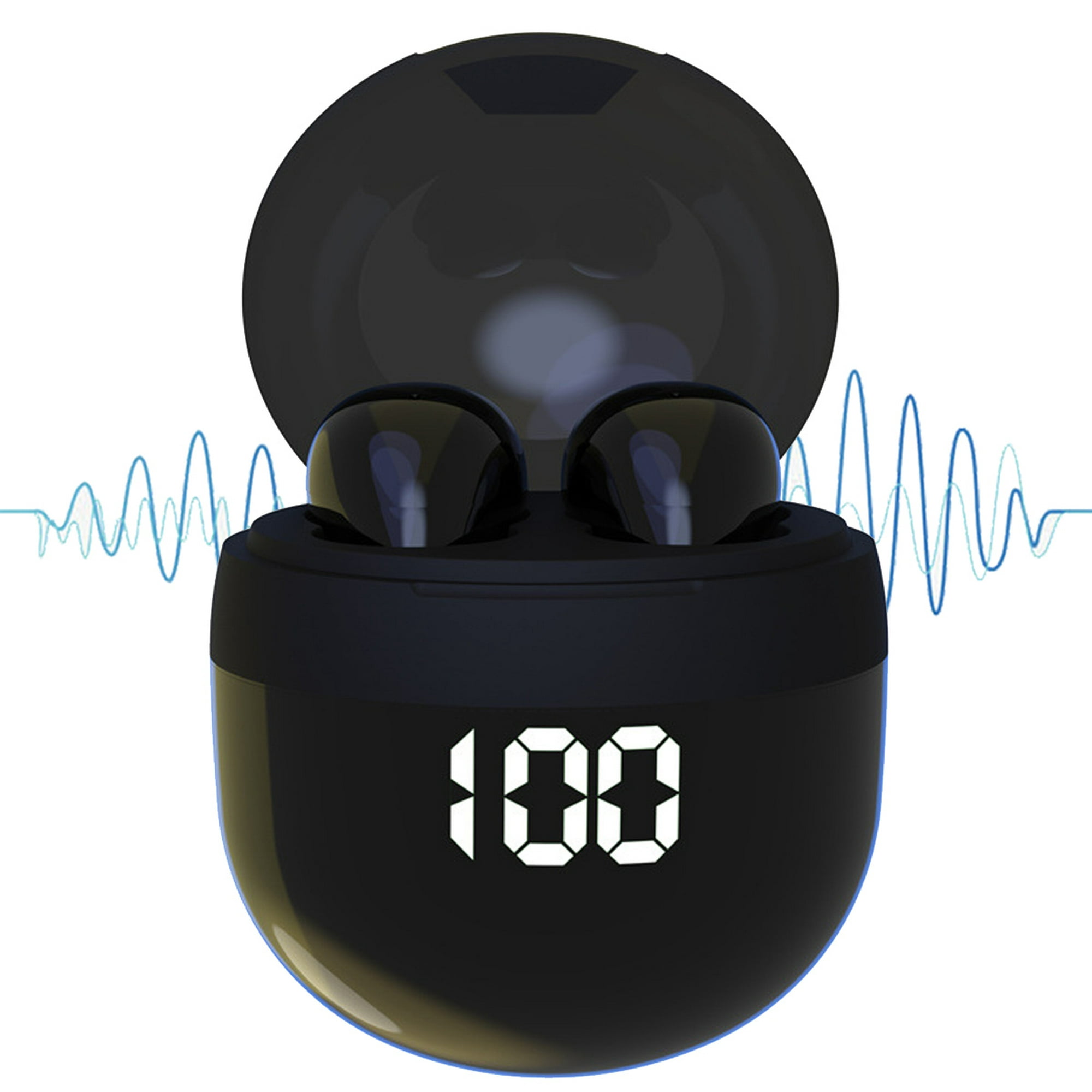 SQRMINI Mini auriculares inalámbricos Bluetooth para pequeños canales  auditivos, aislamiento de ruido, auriculares invisibles para iPhone, PC,  laptop