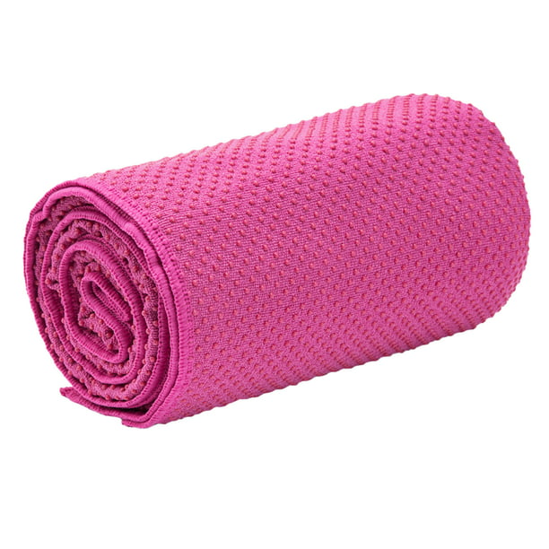 Toalla de microfibra para yoga, agradable a la piel, absorbente del sudor,  antideslizante, lavable a máquina, clases de Yoga yeacher toalla de yoga