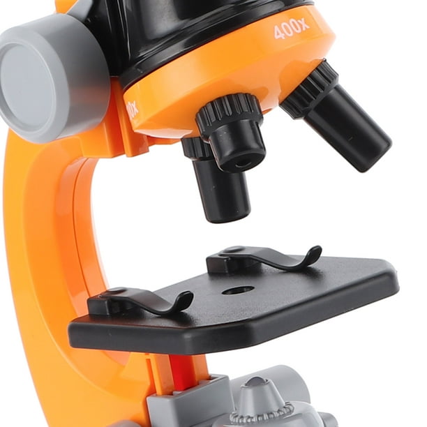  Microscopio profesional para niños 1200X de plástico  transparente imagen para el hogar equipo de microscopio para niños  (naranja) : Juguetes y Juegos