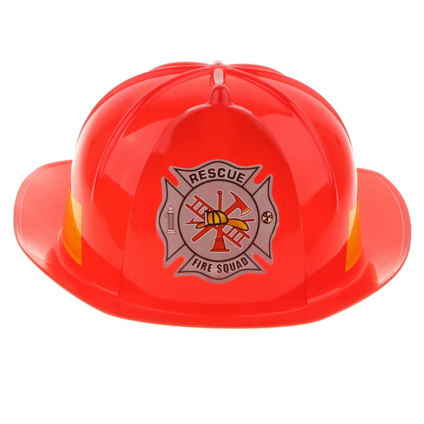 2 X Disfraz para Sombrero de Seguridad de Casco de Juguete Rojo Sunnimix  Juguete del casco de seguridad del bombero