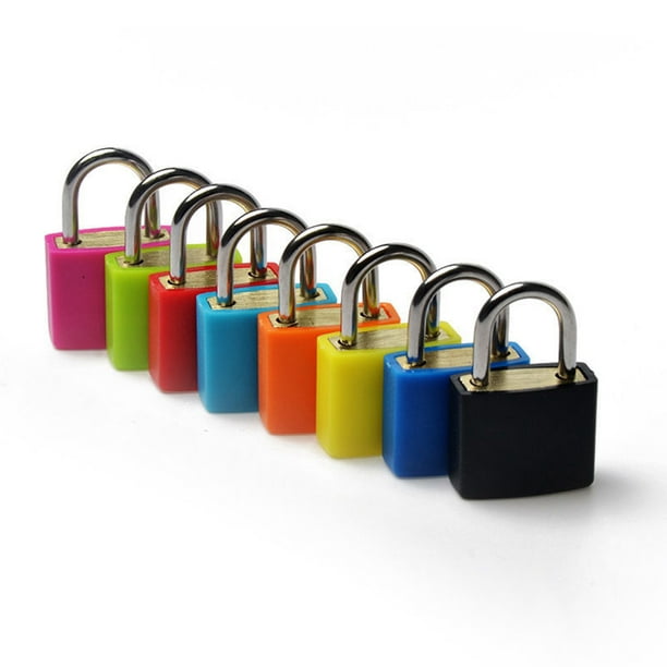 4 candados para maletas con llaves, candados de metal, candado pequeño  multicolor, regalo para equipaje