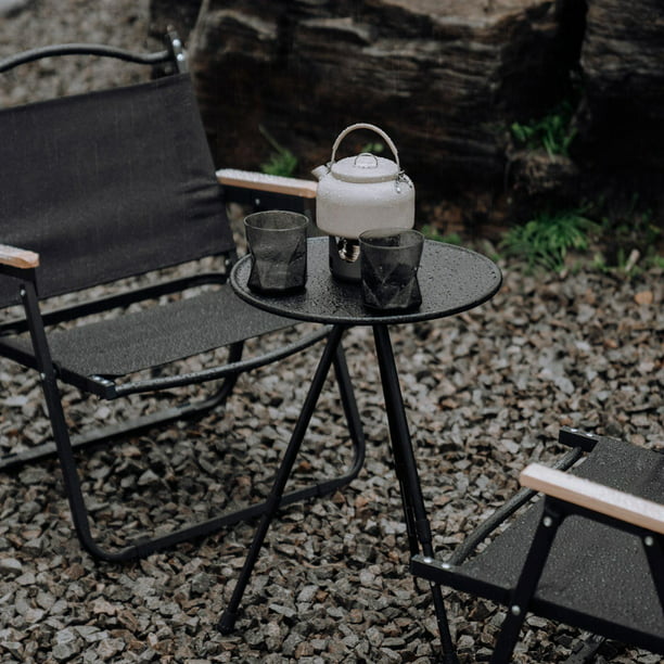 Mesa de camping plegable para mesa de pícnic, mesas auxiliares de altura  ajustable para el hogar, cocina, jardín, mesa plegable pequeña para