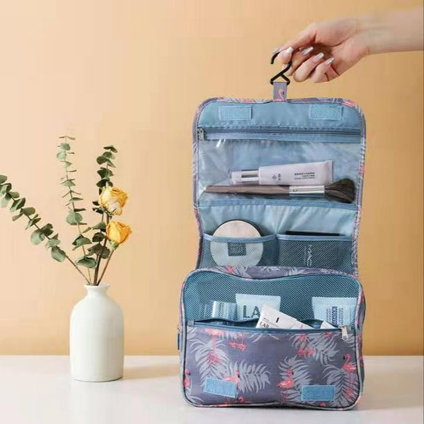 Kit de viaje de lujo para mujer, todo en uno, orgánico natural, kit  esencial de viaje con bolsa de aseo colgante, caja de regalo, Gris, Neceser