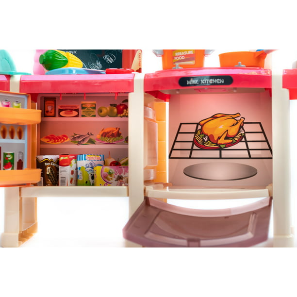 Juguete de plástico para niños juguetes de cocina cocina nevera Toy con  vapor de la luz de sonido - China Cocina y el Juguete Educativo precio