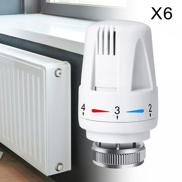  Controlador inteligente del radiador, termóstato ajustable del  radiador del ABS para el hogar : Hogar y Cocina