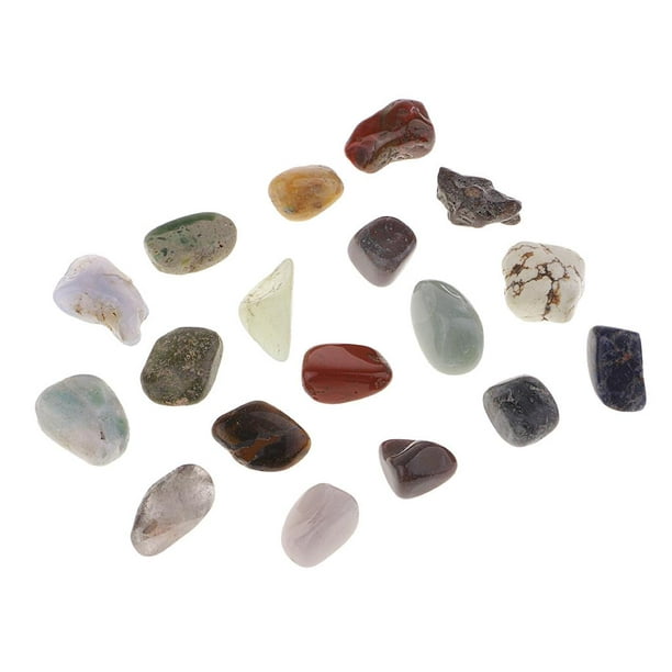 Colección de muestras de minerales de roca Natural para niños, cristal  crudo irregular, recuerdo, mini piedra