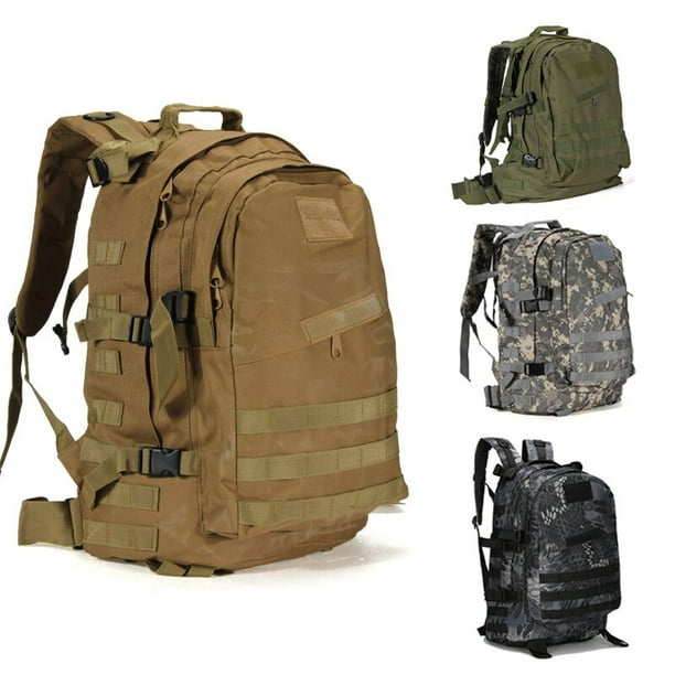  Medio 3P ataque táctico mochila militar ventilador hombro  montañismo mochila CS camuflaje bolsa 35L, CP Camouflage : Deportes y  Actividades al Aire Libre