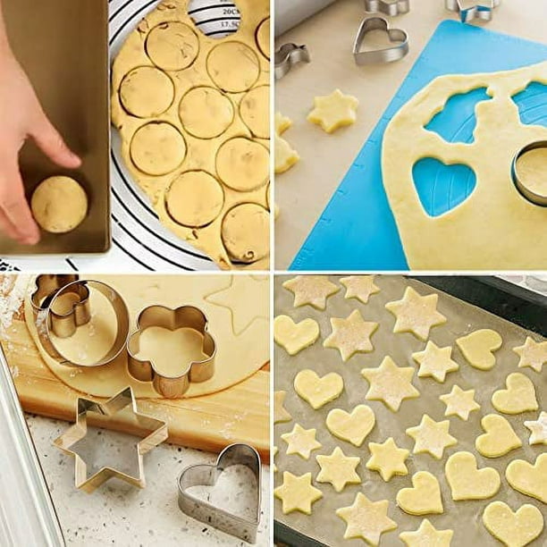 Cortadores de galletas con diferentes formas