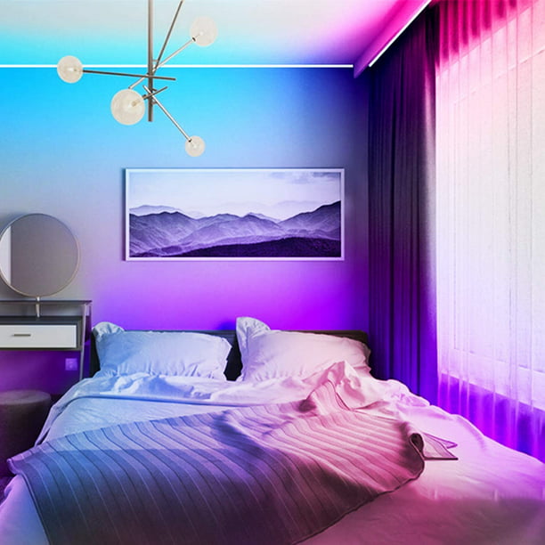 Tiras de luces LED para dormitorio