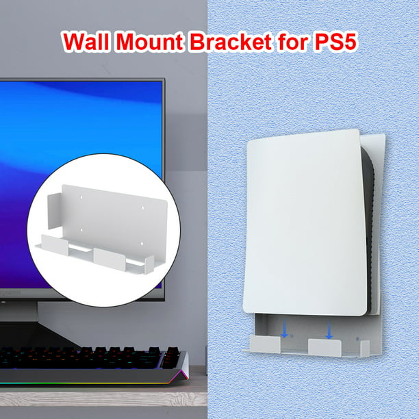 Soporte de pared para consola Ps5, almacenamiento de consola de