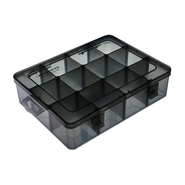 Uonlytech Caja de almacenamiento de piezas de caja, caja organizadora de  tornillos, organizador montado en la pared, cajas para trocas, organizador  de
