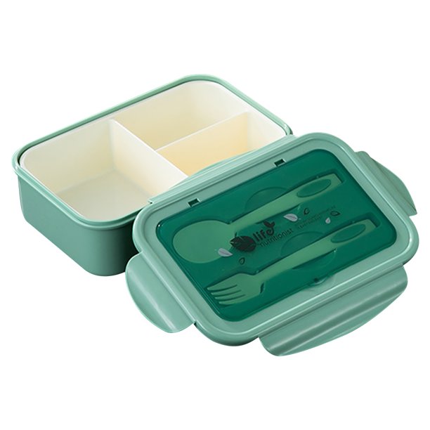 Lonchera Bento Box, contenedor de almuerzo para adultos con gran