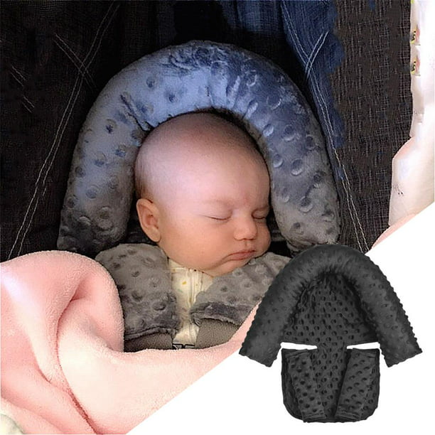 Almohada para bebé, cojín de apoyo para la cabeza para recién nacidos,  posicionador para dormir (azul) Tmvgtek Para estrenar