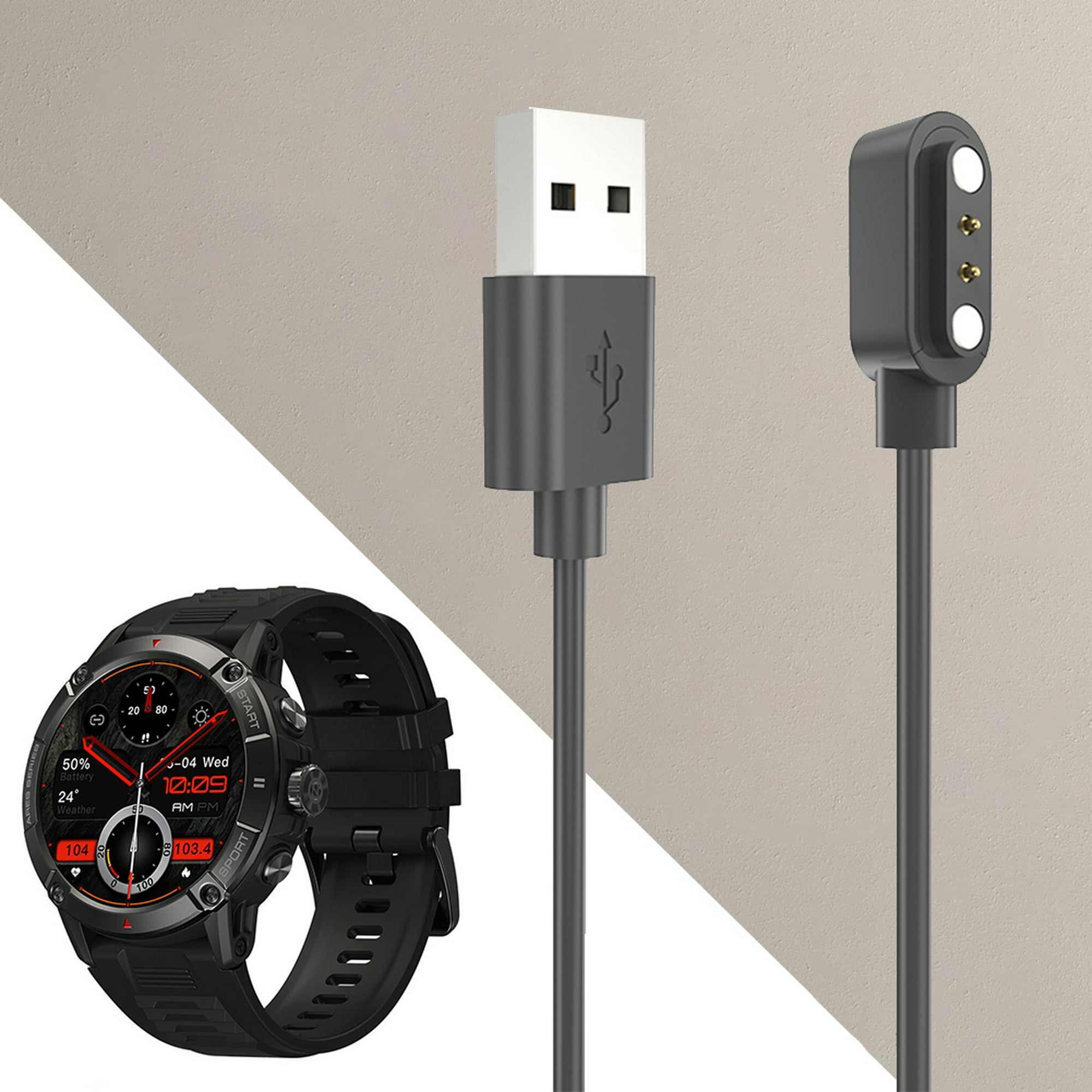 Cable De Carga Magnético AK Compatible Para Realme Watch3 Imán De Repuesto  Smartwatch Cargador De Alimentación