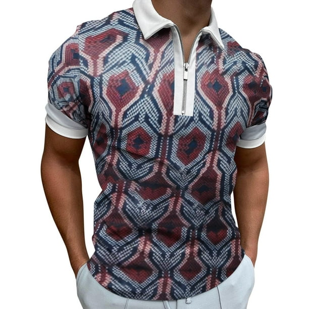 Camisas de manga corta con botones de solapa y costuras en bloques de  colores para hombre Pompotops oipoqjl24446