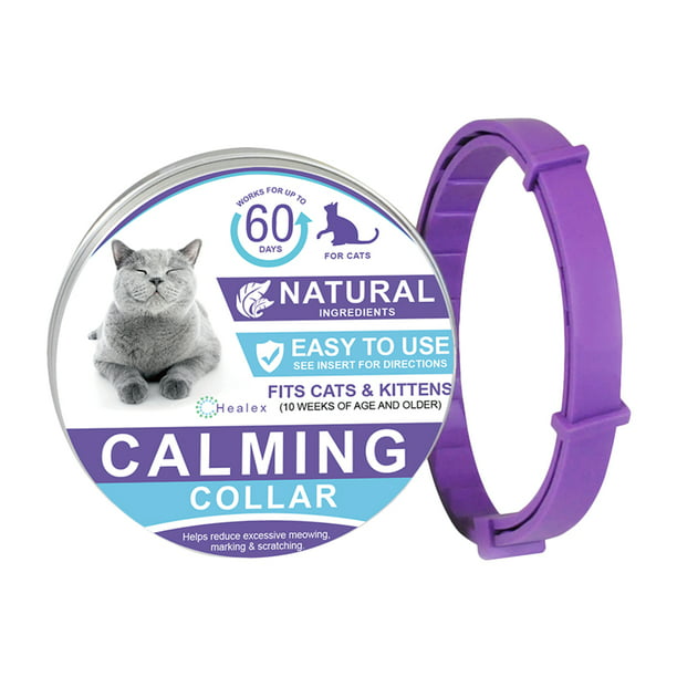 Paquete de 4 collares calmantes para gatos, collar calmante para gatos,  collar de feromonas calmante para gatos, collar de feromonas de gato,  collar – Yaxa Costa Rica