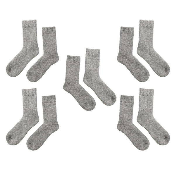 5 pares de calcetines de invierno para hombre, calcetines térmicos cálidos  de lana para ciclismo, se Yuyangstore calcetines para hombre