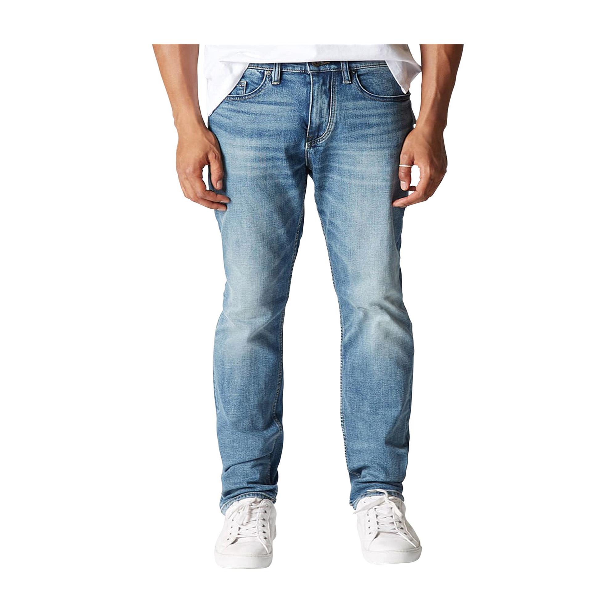 [Blank NYC] Vaqueros ajustados Wooster para hombre, azul, 32 de ancho x ...