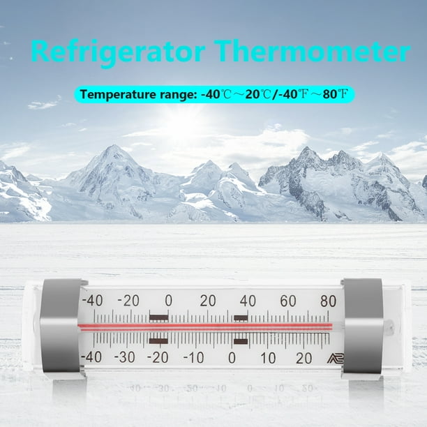 Complejo cama Hollywood Instrumento De Medida Termómetro de refrigerador de alta precisión Medidor  de medición colgante de c Likrtyny Libre de BPA | Walmart en línea