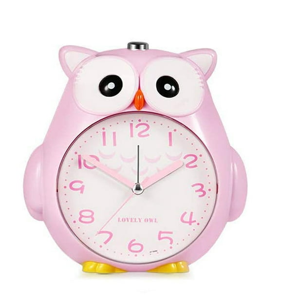 LEDHOLYT Lindo reloj despertador de pato con luz nocturna, lámpara de  despertador para niños, reloj despertador, luz nocturna para decoración de