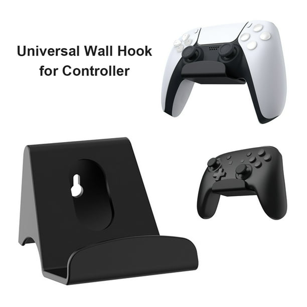 Kit de montaje en pared para PS5, soporte de pared para PS5 con soporte  para controlador negro y soporte para auriculares PS5 negro - Kit de