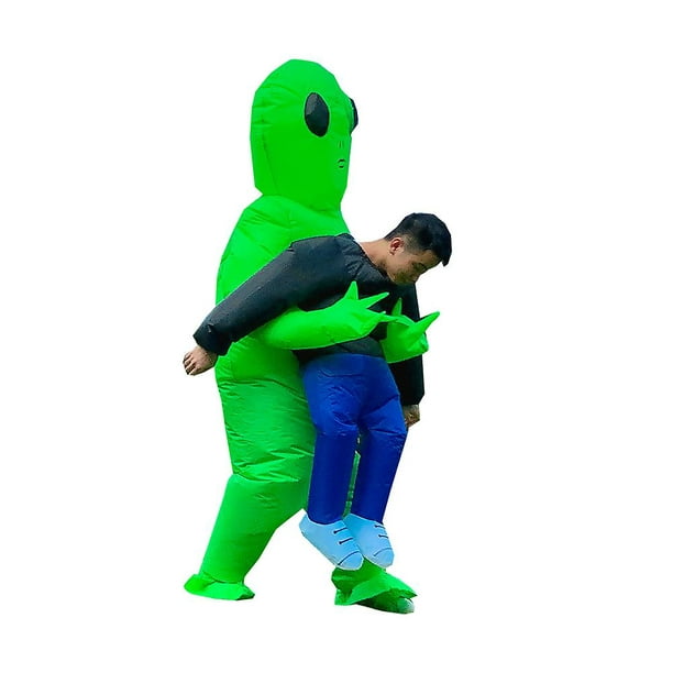  MH ZONE - Disfraces inflables para adultos, adultos  Disfraces  de Halloween para niños, divertido traje inflable de dinosaurio (fantasma  adulto) verde, Alien adulto : Ropa, Zapatos y Joyería