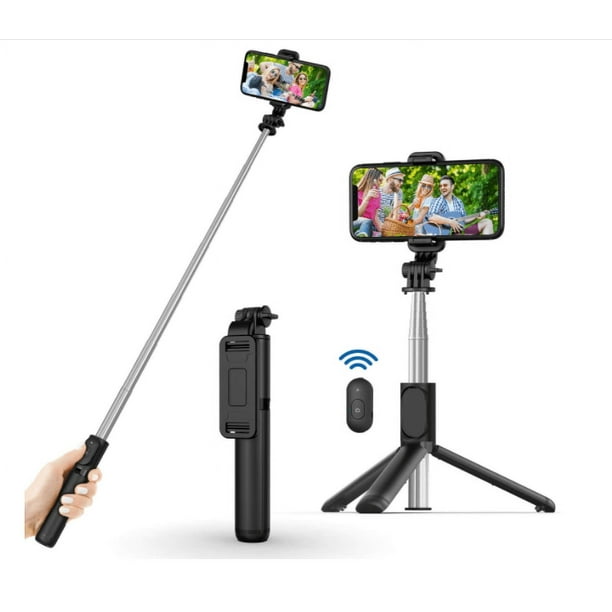 Trípode de palo selfie para teléfono móvil 1m con bluetooth Levamdar  CQ455-1