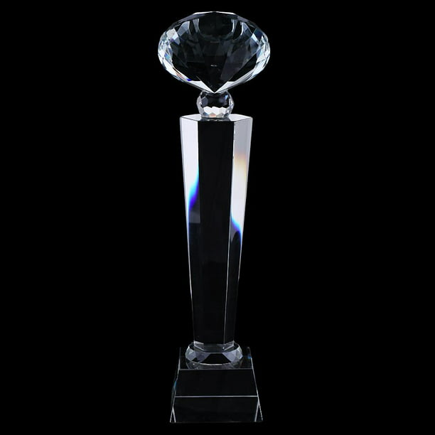 Trofeo Dam Ensaladera Cristal Plata online - Trofeos de Cristal