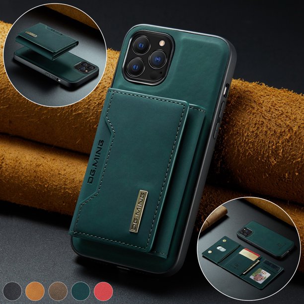 Funda tipo billetera desmontable magnética para iPhone 13 Series