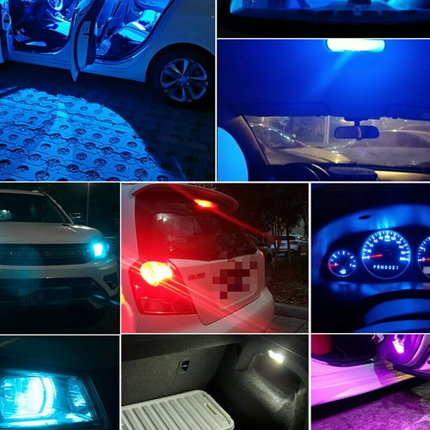Bombilla LED Cob para coche, lámpara de cuña para matrícula, luz de cúpula  blanca, Diedo, lectura