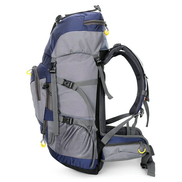  C4ZONE Mochila de 60 litros con marco interno para senderismo  al aire libre, mochilas para viajes, escalada, camping, montañismo :  Deportes y Actividades al Aire Libre