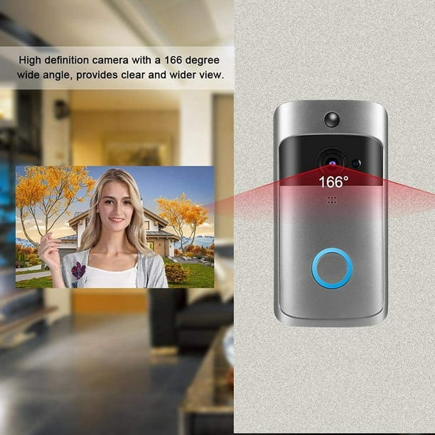 Cerradura inteligente wifi antirrobo con mirilla digital grabadora