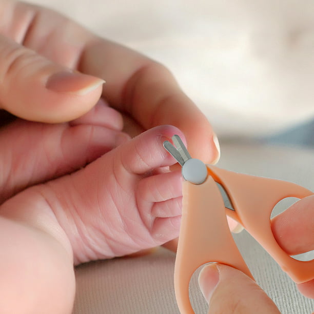 MOTHER-K Kit de uñas 4 en 1, cortaúñas, pinzas, lima de uñas y tijeras para  recién nacidos, bebés y niños pequeños