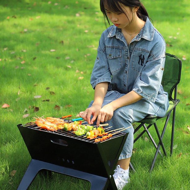 1 Unidad De Parrillas De Carbón, Estufa De Carbón, Parrilla De Barbacoa Al  Aire Libre, Parrilla De Carbón Para Barbacoa, Parrilla De Camping Portátil