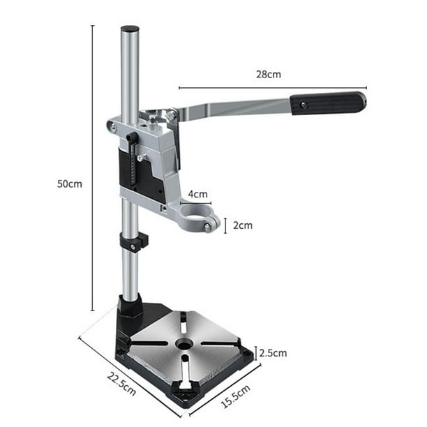  LXX - Soporte de prensa para taladro de mano, soporte para  taladro de mesa de trabajo para taladro y herramienta de reparación de  banco de trabajo, soporte de herramienta rotativa multifuncional