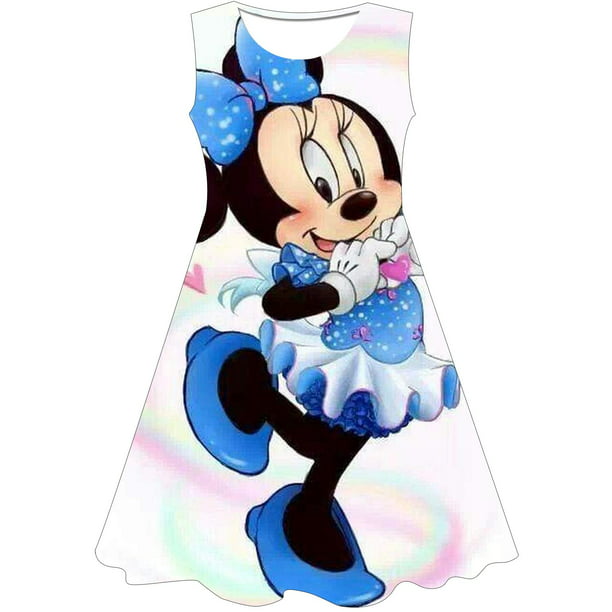Niñas Mickey Minnie dibujos animados ratón princesa vestido niños disfraz  3D Mickey Fancy 2-8 años cumpleaños fiesta vestido niño ropa 20233T Gao  Jinjia LED
