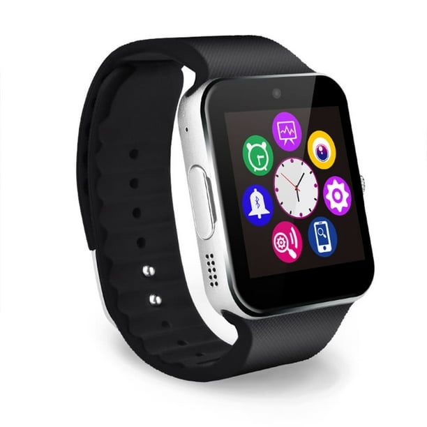 Smartwatch de LEDGOO, una gran pantalla táctil, Bluetooth, NFC, teléfono 20  para Android, Samsung, HTC, tarjeta SIM, reloj inteligente de aluminio