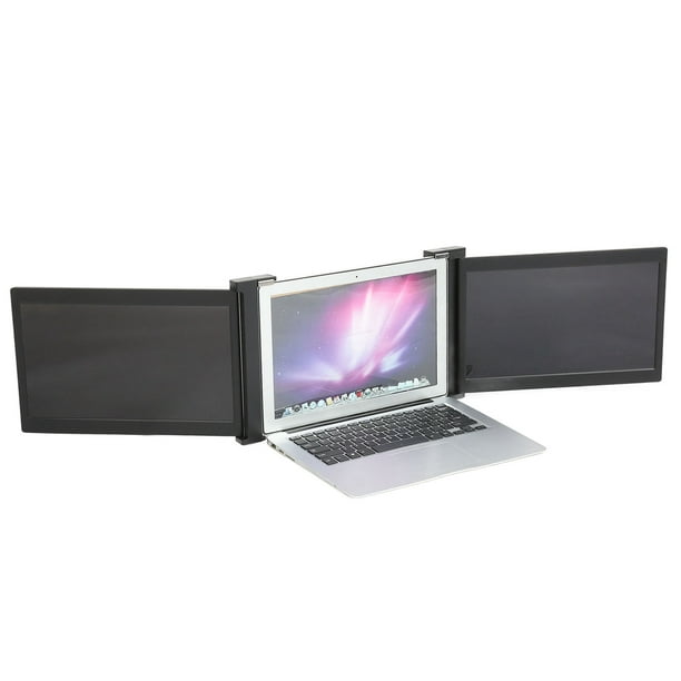 Extensor de monitor portátil de 12 pulgadas, monitor portátil para laptop,  HDMI, USB C, doble pantalla, FHD 1080P, Plug-Play Tri-SScreen para Windows