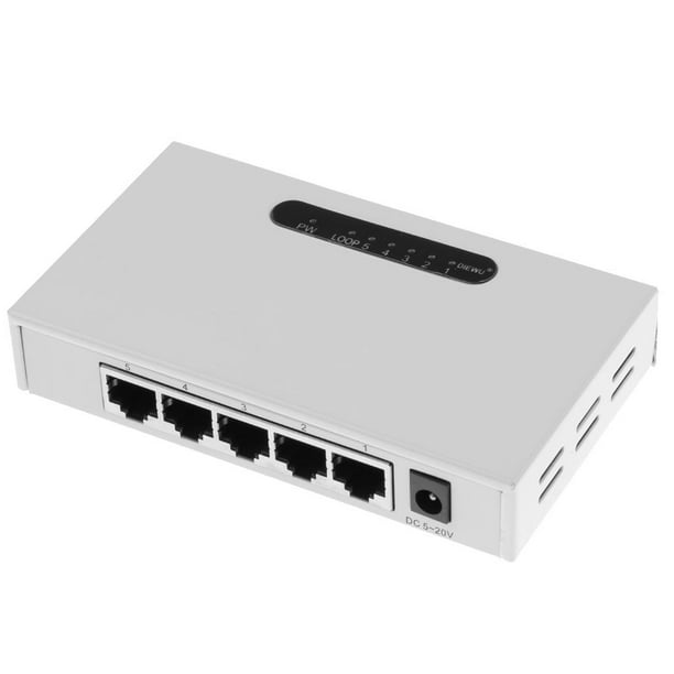 Switch Gigabit Ethernet de 5 puertos Steren Tienda en L