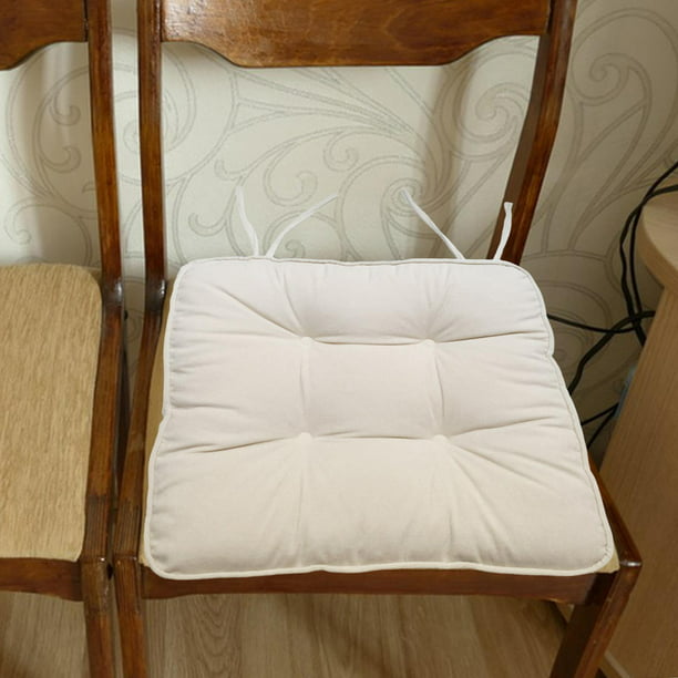 Cojines redondos para sillas de comedor, cojín para silla de lino y  algodón, cojín Tatami, cómodo cojín para asiento/cojín para zona exterior  G,40 * 40cm : : Hogar y cocina