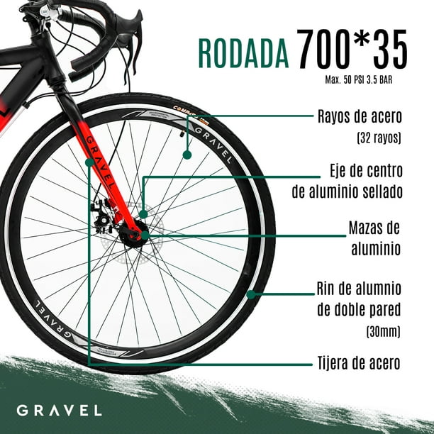 Bicicleta Gravel rodada 700 unisex