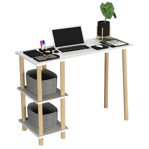 Estantería de escritorio simple - Estantería pequeña de 3 niveles