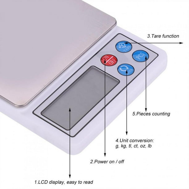  Báscula de precisión electrónica Creative XY-8006