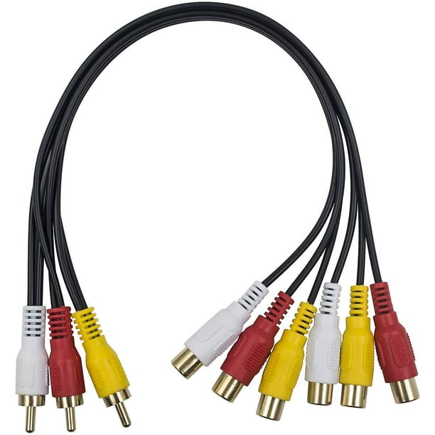 Cable RCA Macho-Hembra 3m BIWOND > Informatica > Cables y Conectores >  Cables Audio/Video